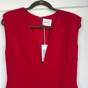 Reformation Cori Dress Red - Size 10